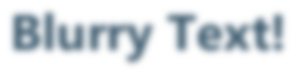 The visual effect of GaussianBlur
on text